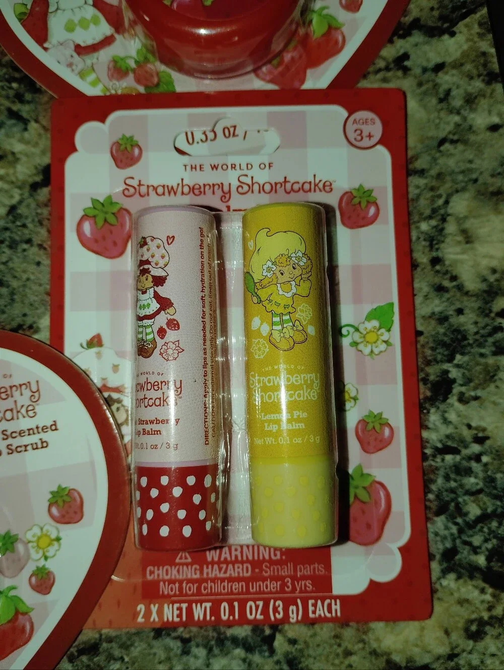 Strawberry Shortcake Moisturizing Lip & Lip Balm Duo – Red